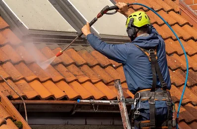 Démoussage et hydrofuge de toiture à Gahard